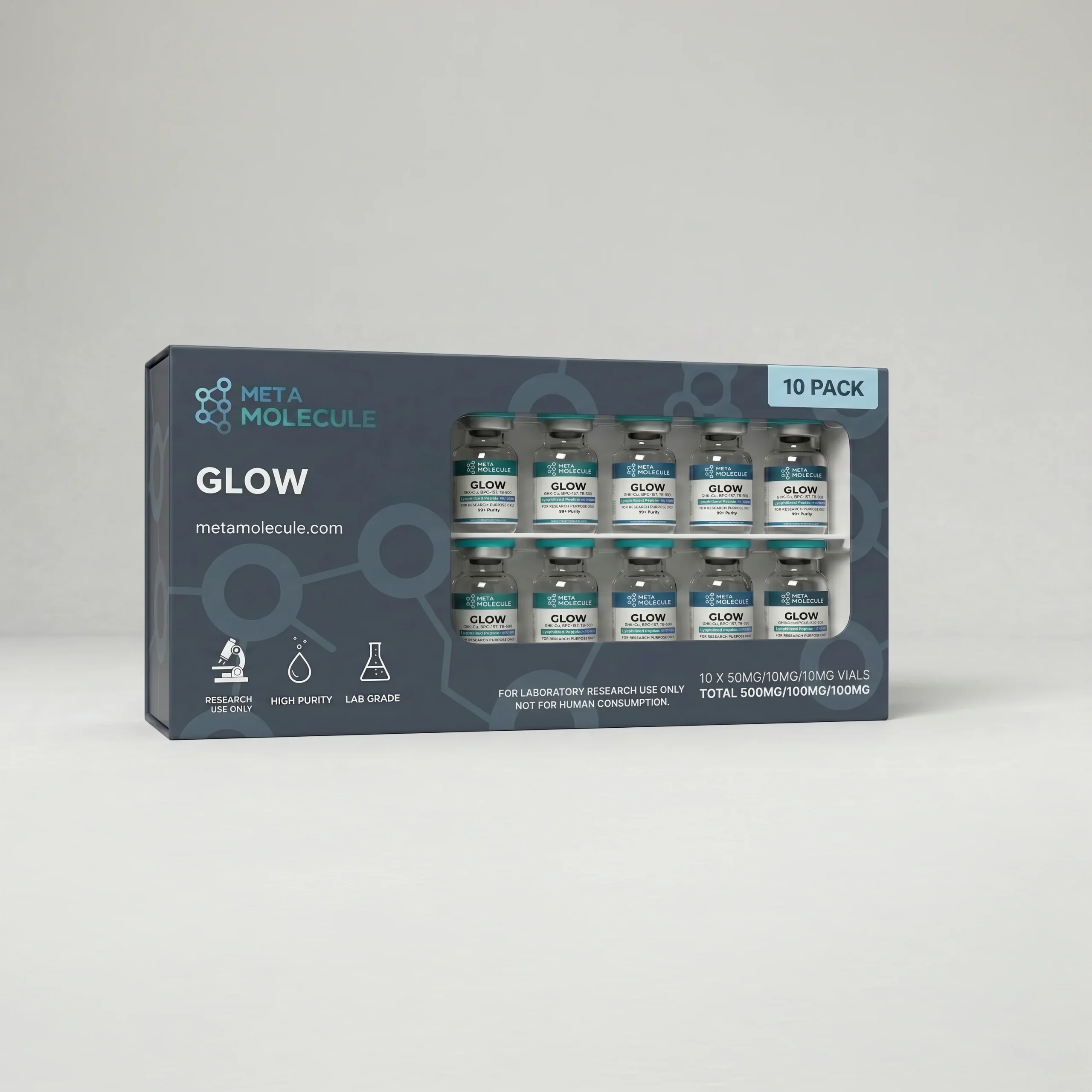 GLOW 10x 50+10+10MG