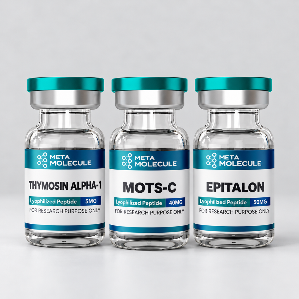 Meta Molecule TA-1 5 mg, MOTS-C 40 mg and Epitalon 50 mg bundle